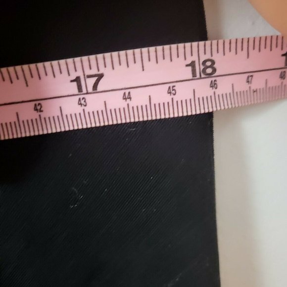 EUC Vintage 90s Retro Goth Talbots Black Velvet Long Maxi Dress Size 8 Pockets - Picture 5 of 11